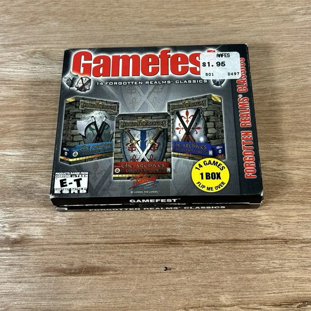 Gamefest for PC, New, 14 Forgotten Realms‎ Classics Games, Dual Jewel Sealed